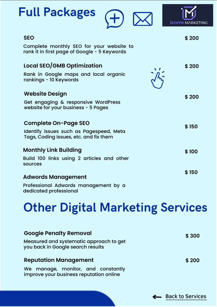 SEO Full Packages